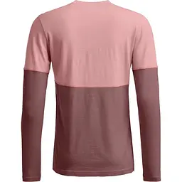 Термофутболка жіноча Ortovox 185 Rock'N'Wool Long Sleeve Women S Темно-рожевий - мініатюра 2