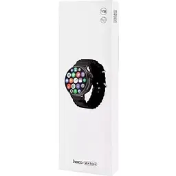 Смарт-годинник Hoco Y18 Smart Sports Watch (call version) Black - мініатюра 5