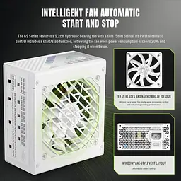Блок живлення GameMax GS 750G 750W SFX 80+ Gold White (GS 750G WH V25) - мініатюра 8