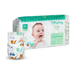 Підгузки Offspring Cat Розмір M 6-10 кг 42 шт (DP-OI-FAT-M42P-MTC)