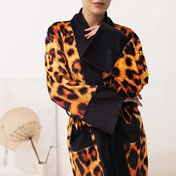 Кімоно жіноче з плюшевого велюру Kimono Сonfidence 18397 L - мініатюра 4