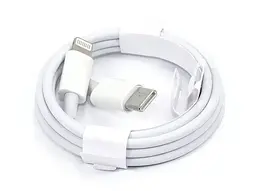 Кабель зарядний No Brand USB C - Lightning 1 м White (V4T-0031-95-1) - мініатюра 2
