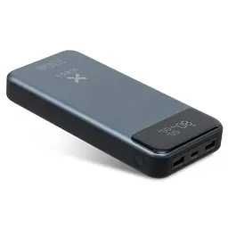 Батарея універсальна Vinga 30000 mAh 100W Display VA Grey (Li-Ion) (VPBB30100) - мініатюра 3