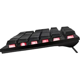 Клавіатура REAL-EL Comfort 7011 Backlit Black (EL123100043) [128771] - мініатюра 8