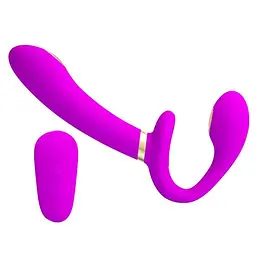 Страпон - Pretty Love Thunderbird Harnessfree Stimulator Purple - мініатюра 2