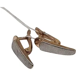 Срібні сережки Silvex 925 з позолотою. С32/228
