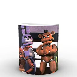 Кухоль GeekLand Five Nights At Freddys П'ять ночей з Фредді постер FN.02.004.599 330 мл білий - мініатюра 2
