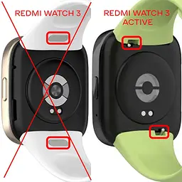 Ремінець DK для Xiaomi Redmi Watch 3 Active / 3 Lite Silicone Sport Band Nike (black / grey) - мініатюра 4
