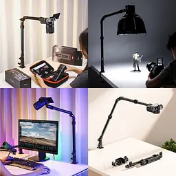 Пантограф Ulanzi ZJ02 C-clip Folding Bracket Black [147178] - мініатюра 5