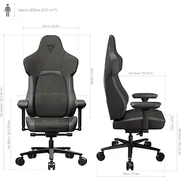 Геймерське крісло TX3 Core Loft Black (TEGC-2056101.11) [145363] - мініатюра 10
