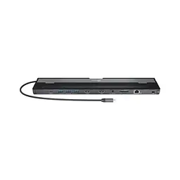 Порт-реплікатор J5create Dock-Station USB-C 10-in-1 (HDMI/PD/USB-A/USB-C/LAN/картридер/audio) (JCD542-N) - мініатюра 2