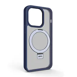 Чехол для Apple iPhone 14 Pro, Unit Stand, синий, MagSafe, противоударный защитный чехол-панель с подставкой, поддержкой магнитных держателей и беспроводной зарядки, защита всего корпуса, силикон + поликарбонат, ArmorStandart (ARM70562)