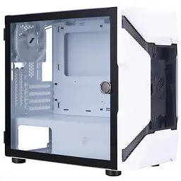 Корпус 1stPlayer D3-A-WH-1F7-14-W-1F7-W, білий без БП, Midi Tower, Micro ATX/Mini ITX, 1xUSB 3.0/2xUSB 2.0, макс. CPU - 190