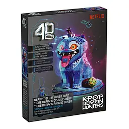 4D Build: Пазл для створення 3D-моделі «Кейпоп-мисливиці на демонів: тигр Дерпі та сорока Сюзі» (168 деталей) 4D Build SM47184/6077589
