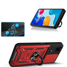 Панель BeCover Military для Xiaomi Redmi Note 11 Pro / 12 Pro 4G Red (707423) - мініатюра 4