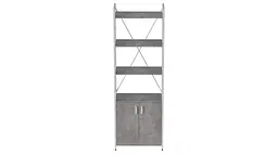 Етажерка 4/60 Ferrum-decor Серії Конект із тумбою 179x60x28 Білий ДСП Бетон (FRD-104497) - мініатюра 4
