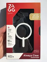 Чохол протиударний ZAGG Gear4 Crystal Palace MagSafe для iPhone 16 Прозорий - мініатюра 6