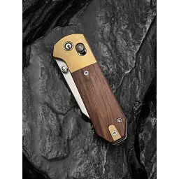 Ніж складаний кишеньковий Civivi Yonder Clip Point (7.3 см) 14C28N / Wood and Brass натуральний - мініатюра 11