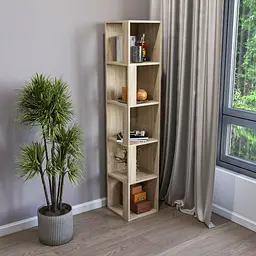 Стелаж для книг та декору FH-Alen 330х1650х330 мм Дуб Сонома