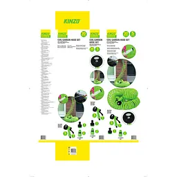 Набір Шланг для поливу з розпилювачем та конектором Kinzo Garden 30 м - мініатюра 6