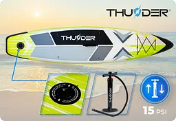 Надувна дошка SUP THUNDER VELA 320 см з веслом - мініатюра 13