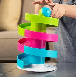 Розвиваюча іграшка Dimple Трек-балансир для кульок Fat Brain Toys Wobble Run F273ML - мініатюра 3