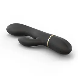 Вібратор-кролик Dorcel Glam Rabbit 21.8 чорний - мініатюра 3