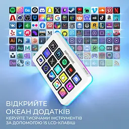 Контролер для стримінгу Fifine Ampligame Stream Deck D6W [152664] - мініатюра 12