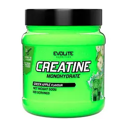 Креатин Evolite Nutrition Creatine Monohydrate, 500 грам - Зелене яблуко