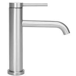 Змішувач для умивальника Rea Clif nickel brushed низький REA-B5324, Никель - мініатюра 3