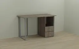 Комп'ютерний стіл Ferrum-decor Отто 75x140x70 сірий ДСП Дуб Сонома Труфель 16мм (FRD-101523)