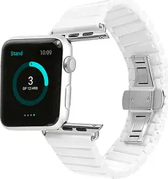 Ремінець PRC для Apple Watch 41/40/38mm Ceramic White [88452] - мініатюра 3