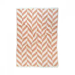 Плед-накидка Barine - Fishbone Throw Orange 130*180 - миниатюра 4