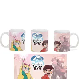 Кухоль Geekland Star vs. The Forces of Evil Стар проти сил зла постер SFE.02.05 330 мл білий - мініатюра 2