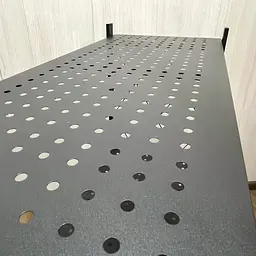 Складна полиця-стелаж із нержавіючої сталі на коліщатках 87×34×87 см - мініатюра 3