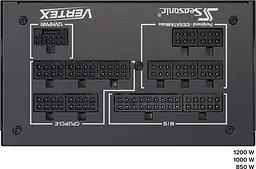 Блок живлення Seasonic Vertex PX-850 850W 80+ Platinum (Vertex PX-850) - мініатюра 6