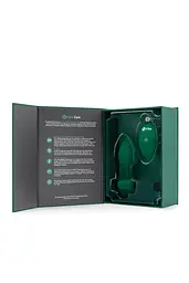 Анальна пробка B-Vibe Vibrating Jewel Plug M/L 10.5 см (зелений) - мініатюра 2