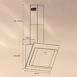 Витяжка Klarstein Aurora Eco 60 см (10039928) - мініатюра 6