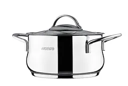 Каструля Ardesto зі скляною кришкою Black Mars 3л нержавіюча сталь kuh0014692 - мініатюра 3