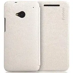 Чохол Yoobao for Htc One M7 Slim Leather case black - мініатюра 2