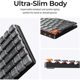 Клавіатура Keychron K3 Max Gateron Brown Switch UA Black (K3M-H3-UA) [169137] - мініатюра 4
