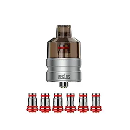 Бак для вейпу на випарниках Uwell Aeglos 26.5mm 4.5ml + 6 випарників Stainless Steel (16661) - мініатюра 2
