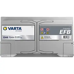 Акумулятор Varta Dynamic EFB 12В 75Аг 730А (EN) R+ (575500073) - мініатюра 4