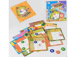 Настільна гра Малюнки та логіка Екзотичні звірята, Fun Game - мініатюра 2