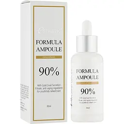 Сироватка зміцнююча Esthetic House Formula Ampoule Gold Snail з равликовим муцином 80 мл