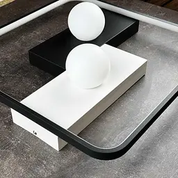 Світильник LED smart PICASSO-S+пульт 85W 3000-5000K IP20 квадрат біло-чорний Violux ( 220635 ) - мініатюра 4
