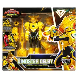 Фігурка з аксесуарами Dinoster - Делбі зі світлом та звуком 20 см (EU583832) - мініатюра 3