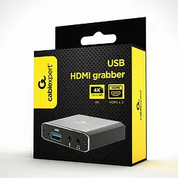 Адаптер Cablexpert HDMI - HDMI+USB+3.5 мм (F/F), Чорний (UHG-4K2-01) - мініатюра 4