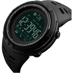Розумний наручний годинник Skmei 1250 Smart Clever Чорний - мініатюра 2