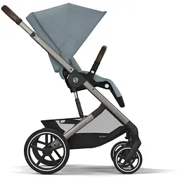 Прогулянкова коляска Cybex Balios S Lux TPE Stormy Blue з бампером (524001195) - мініатюра 6